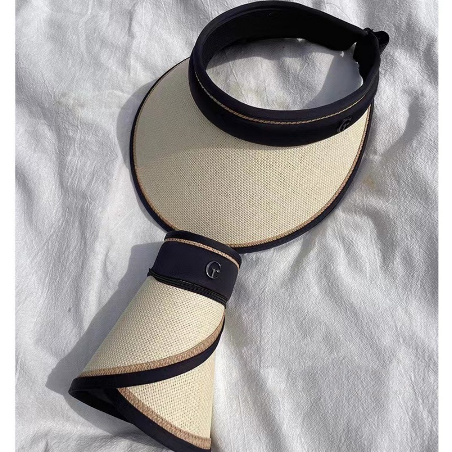 1pc Adjustable Women Multi-Color Mountaineering Outdoor Sun Hat Visor Cap, Spring/Summer Outdoor Sports Brimless Sun Hat UV Protection