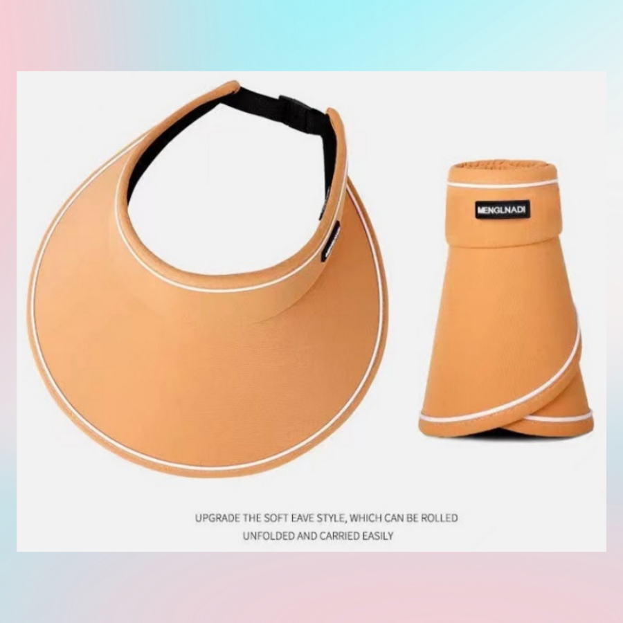 1pc Adjustable Women Multi-Color Mountaineering Outdoor Sun Hat Visor Cap, Spring/Summer Outdoor Sports Brimless Sun Hat UV Protection