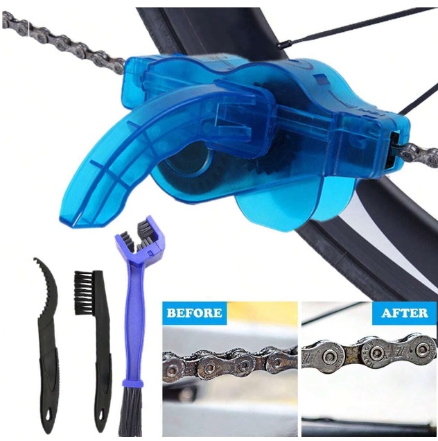 Bicycle Chain Clean Brush Cleaner Bicycle Chains Gear Grunge Brush Cleaner Bike Wash Tool Set Bicycle Repair Tools