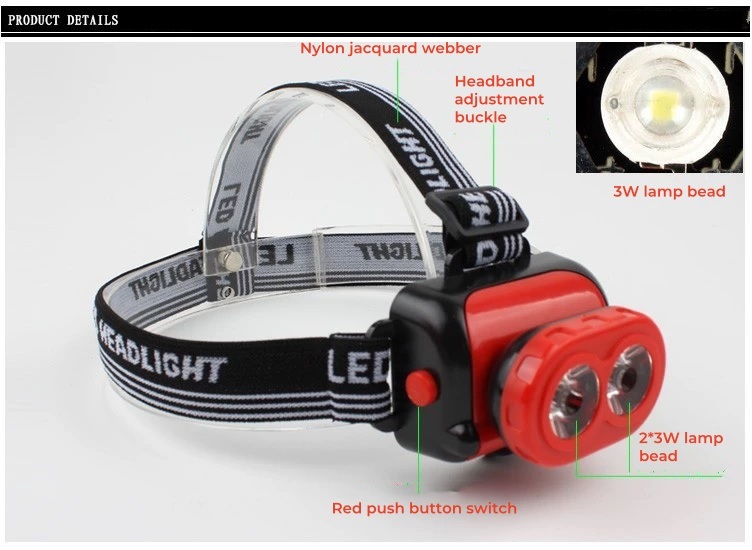 1pc Smart Sensor Light-Weight High Power Headlamp Display Head Flashight Outdoor Waterproof Lantern For Camping Working Fishing Running Hunting，Headlight Dual light beads LED strong light outdoor mining light Fishing Bike Camping # 5 Battery Camping Portable headlight