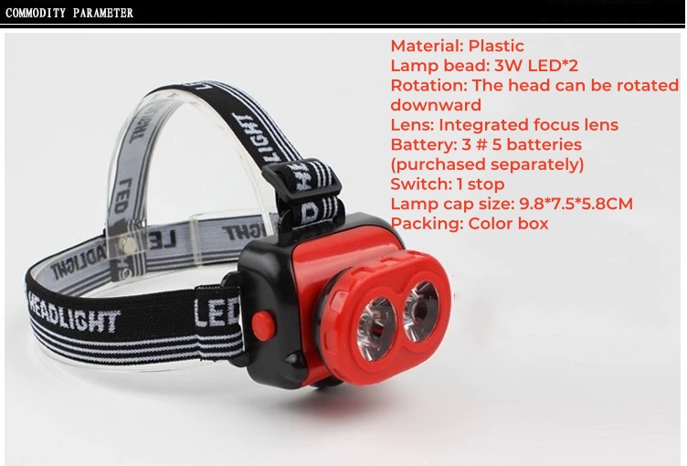 1pc Smart Sensor Light-Weight High Power Headlamp Display Head Flashight Outdoor Waterproof Lantern For Camping Working Fishing Running Hunting，Headlight Dual light beads LED strong light outdoor mining light Fishing Bike Camping # 5 Battery Camping Portable headlight