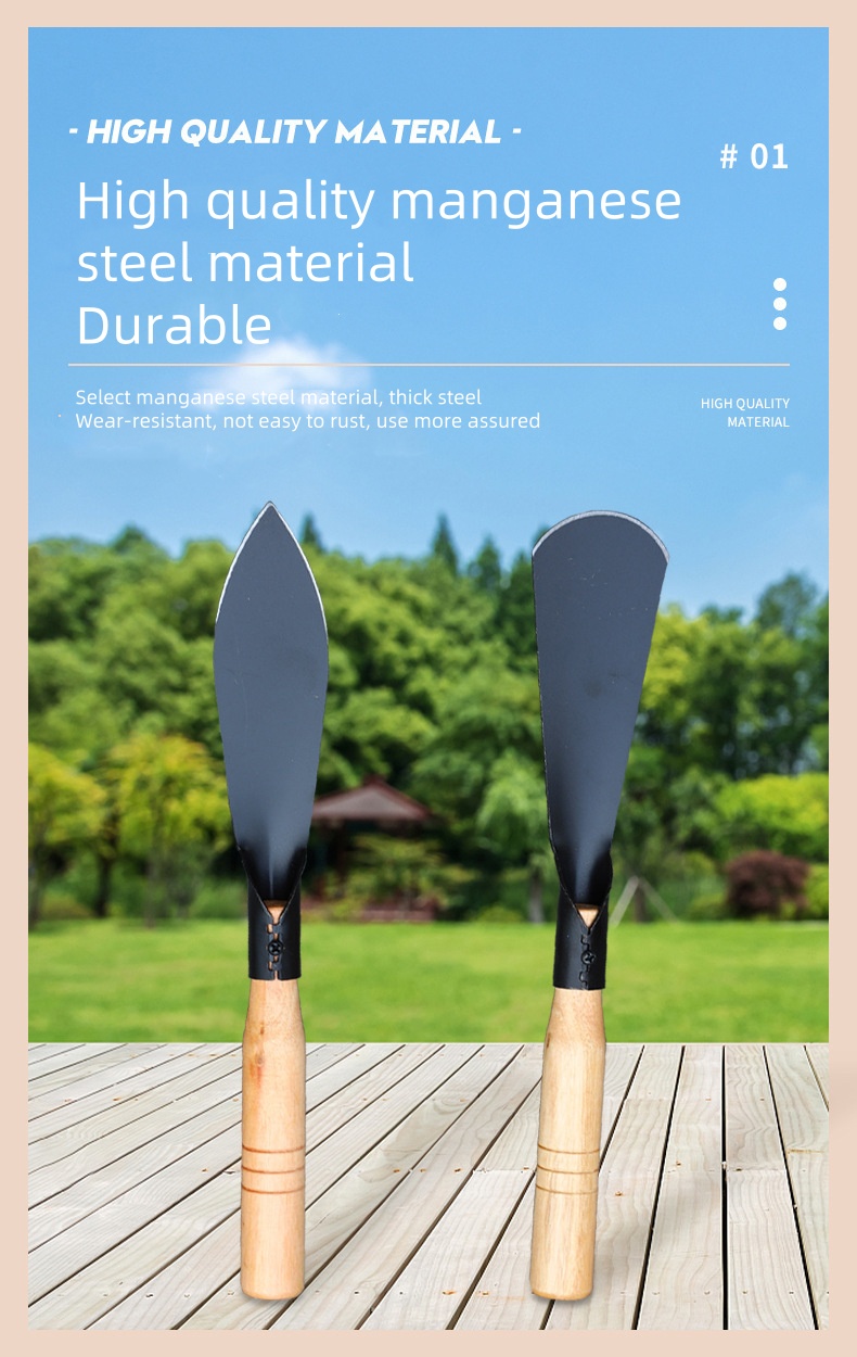 Gardening spatula digging wild vegetable spatula garlic flower growing tool for driving the sea tool