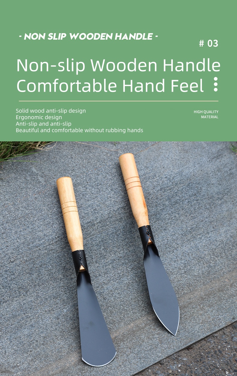 Gardening spatula digging wild vegetable spatula garlic flower growing tool for driving the sea tool