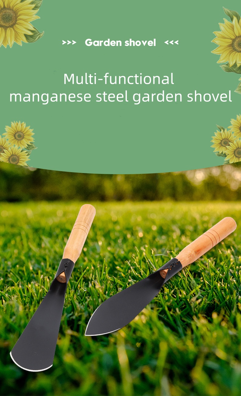 Gardening spatula digging wild vegetable spatula garlic flower growing tool for driving the sea tool