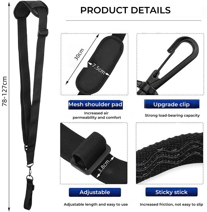 Lawn mower shoulder strap Adjustable lawn mower strap Garden accessories Lawn mower with knapsack strap