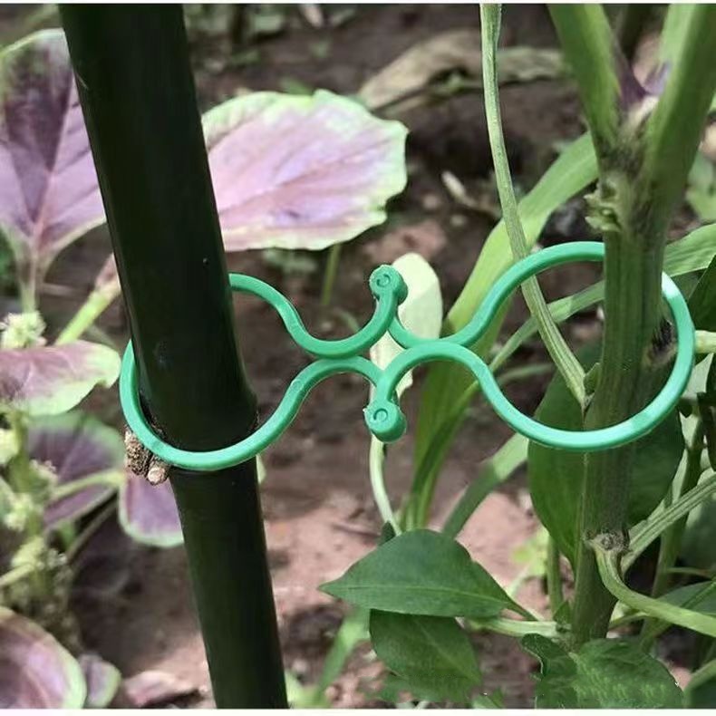 20pcs/50pcs/100pcs Multi-Purpose Gardening Zigzag Buckle For Fixing Vines Plants Stems And Supports Garden Tools Zigzag Buckle