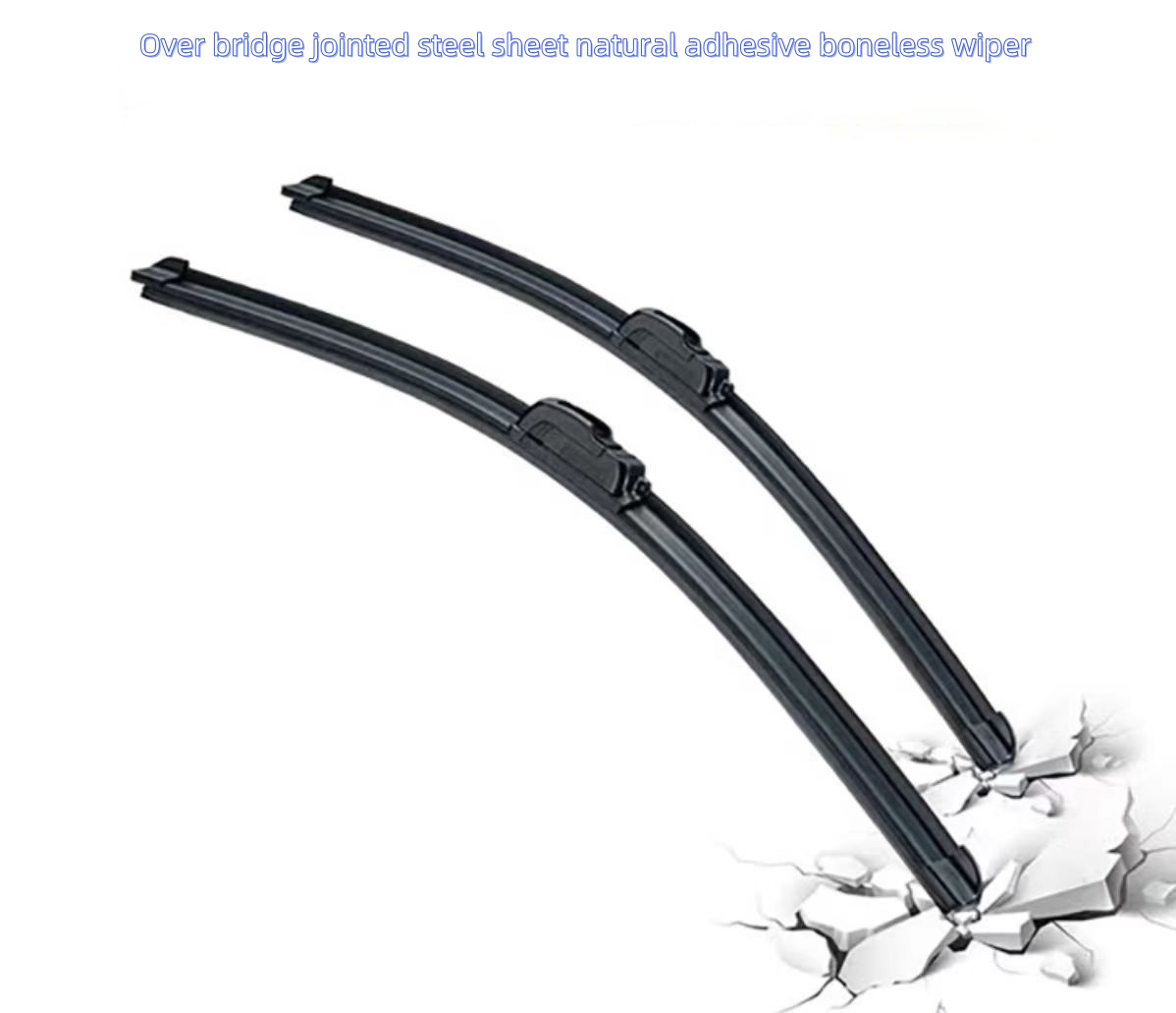 CARALL S850 Boneless Wiper Universal Lucas Wiper  14" 16" 18" 19" 20" 21" 22" 24" 26"28",Car Windshield Wiper Blades U-Type Universal Soft Rubber Frameless Bracketless Car Wipers
