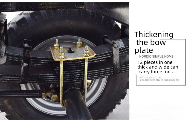 The new three-wheeled motorcycle fuel household agricultural cargo cargo area Shenshuileng export gasoline three-wheeled vehicle